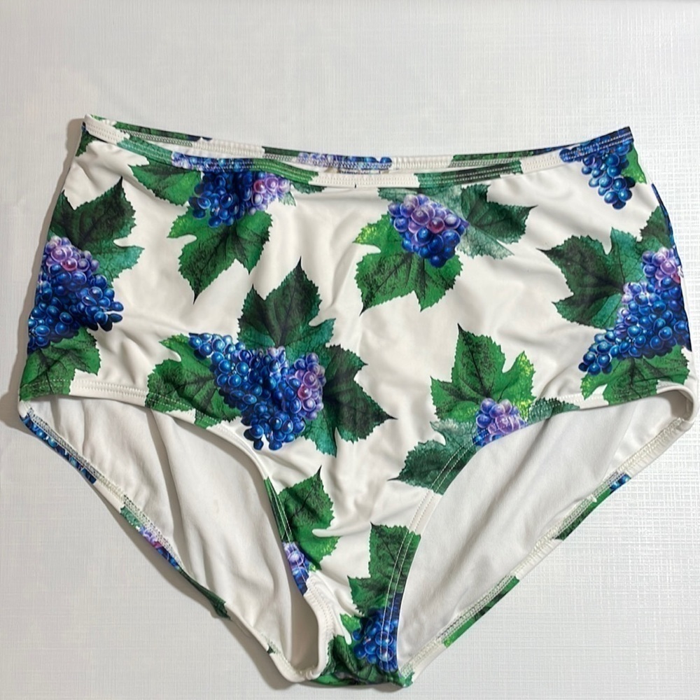 Gabi Fresh Swimsuits for All 2pc grape print bikini - Picture 2 of 10